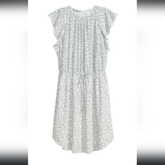 H&M Black‎ and White Flowy Fit & Flare Dress Size 2 - Picture 2 of 11